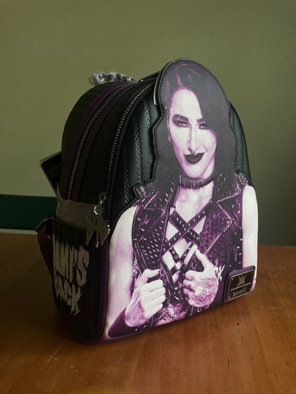 WWE Loungefly Rhea Ripley “Mami’s Back” Backpack